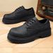 Large Size Black British Style Thick Sole Derby Men's Suit Shoes 2025 Spring_vogvips.com