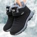Winter Velvet Warm Elderly Shoes Women's Walking Shoes High Top Cotton Shoes Velcro Middle-aged And Elderly Mother Shoes_vogvips.com