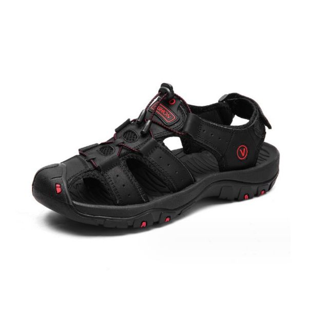 Men's Plus-size Beach Sandals Summer Youth Open-toed Breathable Sandals_vogvips.com