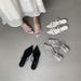 French-style Elegant Women's Summer Sandals For Outdoor Wear, Exquisite 2025 New High-heeled Shoes With A Sophisticated_vogvips.com
