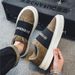 Fashion Designer Mens Suede Loafers Shoes Fashion Letter Slip On Casual Sneakers Men Comfort Vulcanize Shoes For Men Zapatillas Hombre_vogvips.com