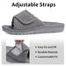 Crestar Orthopedic House Slippers For Women Fashion Spring Open Toe Corduroy Slides With Arch Support Female Soft Bedroom Shoes_vogvips.com