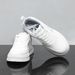 Men's Breathable Versatile Mesh Sneakers White Sporty Casual Lightweight Thick Soled Shoes for Summer_vogvips.com