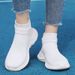 Large Size 47 New Lightweight Slip-on Loafers For Foreign Trade, Breathable Shock-absorbing Sock Sh, Couple's Mesh_vogvips.com
