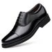 ct Suitable For All Seasons Genuine Three-Joint Business Casual Formal Breathable Security Work Height Increasing Men's Leather Shoes_vogvips.com