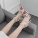 Hot-selling Women's Shoes European And American New Butterfly Pearl Rhinestone Fashion Pointed Transparent Crystal High_vogvips.com
