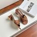 High-heeled For Women, 2026 New Summer Women's Shoes, Unique Design, French-style Flat Sandals_vogvips.com