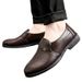 Work Business Korean Slip-On Formal British Style Youth Men's Casual Leather Shoes_vogvips.com