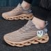 Fried Dough Twists Bottom Flying Weaving Men's Large Mesh Shoes Summer Fashion Sneakers_vogvips.com