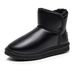 New Thickened Fleece-Lined Snow Boots Women, Soft Sole, Non-Slip, Versatile, Stylish, Waterproof Cotton Shoes For Women_vogvips.com
