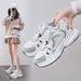 Dad's 2025 New Spring Breathable Mesh Sports Women's Korean Version Versatile Thick Soled Casual Shoes, Running Shoes_vogvips.com