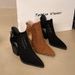 Retro Hollow Breathable Roman 2025 Summer New European And American Style Pointed Toe Large Size Chunky High Heel_vogvips.com