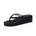 Women's 5cm Flip Flops mid High Heel Platform Sandals Thick Sole Height Increasing Summer Slippers Simple New Style_vogvips.com