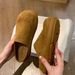 Women's Closed-toe Mules 2025 New Autumn Model For Outdoor Wear, Elegant Office Slip-on Shoes, Small Potato_vogvips.com