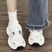 Daddy Shoes For Women New Models For Women Mesh Breathable White Height Enhancing Small Casual Sports Shoes For Women_vogvips.com