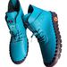Plus Size Cotton Short Boots Women's Hand-sewn Thick Cowhide Sole Soft Comfortable Fleece Lined Warm Mom Shoes_vogvips.com