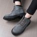 Martin Boots Men's Platorm Boots Men's Shoes Men's Short Boots Leather Boots_vogvips.com