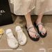 Women's Sandals 2023 Summer New Fashion Thick-soled Fairy High-end Ultra-soft Popular Forest Style Ins Trendy_vogvips.com