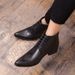 Euro Step Large Size Brogue Carved Leather Business British Style Shoes Men's Pointed Toe High-top Martin Short Boots_vogvips.com