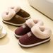 Women's Winter Indoor And Warm Thickened Fur-Lined Closed-Back Cotton Slippers Men's Outdoor Snow Boots Wholesale_vogvips.com