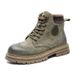 Martin Boots Short Boots Frosted Tooling Vintage Rhubarb Boots Vintage Boots_vogvips.com