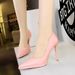 3255-2 Fashionable Banquet Shoes With Thin Ultra Heels, Waterproof Platform, Shallow Mouth Pointed Single Shoes, Women's_vogvips.com