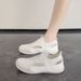 2025 White Sneakers For Women Summer New Korean Style Ins Female Student Casual Hollow Versatile Women's Shoes_vogvips.com