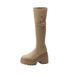12CM Height Increasing Petite Autumn Winter Fleece Thick Sole Slim Over-the-Knee Long Tube Two-Way Riding Boots_vogvips.com