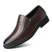Men's Genuine Leather Slip-On Dress Shoes Comfort Loafers For Spring Autumn_vogvips.com