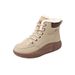 High-top Velvet Martin Boots Female Student Platform Casual Warm Street Shoes_vogvips.com