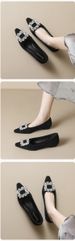 Gentle Pointed Single Shoes Fairy Wind Water Diamond Shallow Mouth Beanie Shoes Soft Sole_vogvips.com