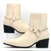 Men's Fashion Boots High Heel Chain Fashion Temperament_vogvips.com