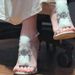 New High-end Furry Strap Sandals For Women, Satin Elegant Party Shoes A Sense Of Atmosphere, Stiletto Heels With_vogvips.com