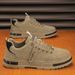 Men's Breathable Summer Casual Sneakers - Lightweight Work Shoes With Comfortable Cushioning For Daily Wear & Outdoor Activities_vogvips.com