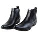 European Warm Series British Fashion Men's Denim Slip-On Short Autumn Winter Trend European Version Pointed Toe Martin Boots_vogvips.com
