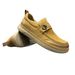 2025 Spring Edition Genuine Leather Crooked Shoes, British Trendy Layer, Cowhide Leaping Men's Loafers, Lazy Bean Shoes_vogvips.com