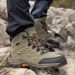 High-top Men Anti-slip Lace-up Shock-absorbing Wear-resistant Breathable Casual Ankle Boots Men Outdoor Comfortable Hiking Shoes_vogvips.com
