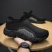 designerFactory Direct Sales Men Sneakers Running Casual Walking Breathable Mesh Lightweight Sock Shoes Runner_vogvips.com