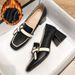 Xinhui Xin Slip-On Lazy For Women 2025 Soft Flat Bowknot Loafers British Style Small Leather Shoes_vogvips.com