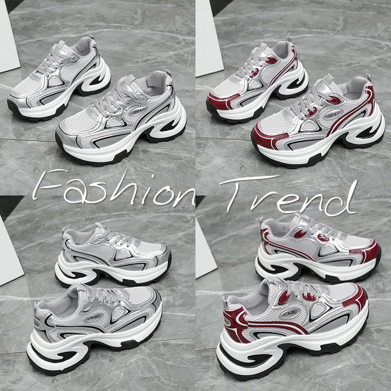 Women's Thick Sole Sneaker New Ankola Shoes With Small Stature Increase Height In Spring And Autumn Popular Sports Casual Shoes For Women_vogvips.com