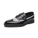 Suitable For All Seasons Large Business Size 38-46 Men's Slip-On Loafers British Formal Leather Shoes_vogvips.com