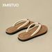 Soft-soled Women's Summer Sandals For Outdoor Wear, Fashionable 2025 New Model, Popular Niche Non-slip Beach Flat_vogvips.com