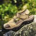 Summer Large-Dock Layered Leather Casual Shoes Breathable Non-Slip Quick-Dry Outdoor Beach Sandals For Men_vogvips.com
