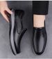 Men's Shoes Loafer Leather Shoes Low-top Foot-fitting Leather Flat-soled Large-size Casual Shoes_vogvips.com
