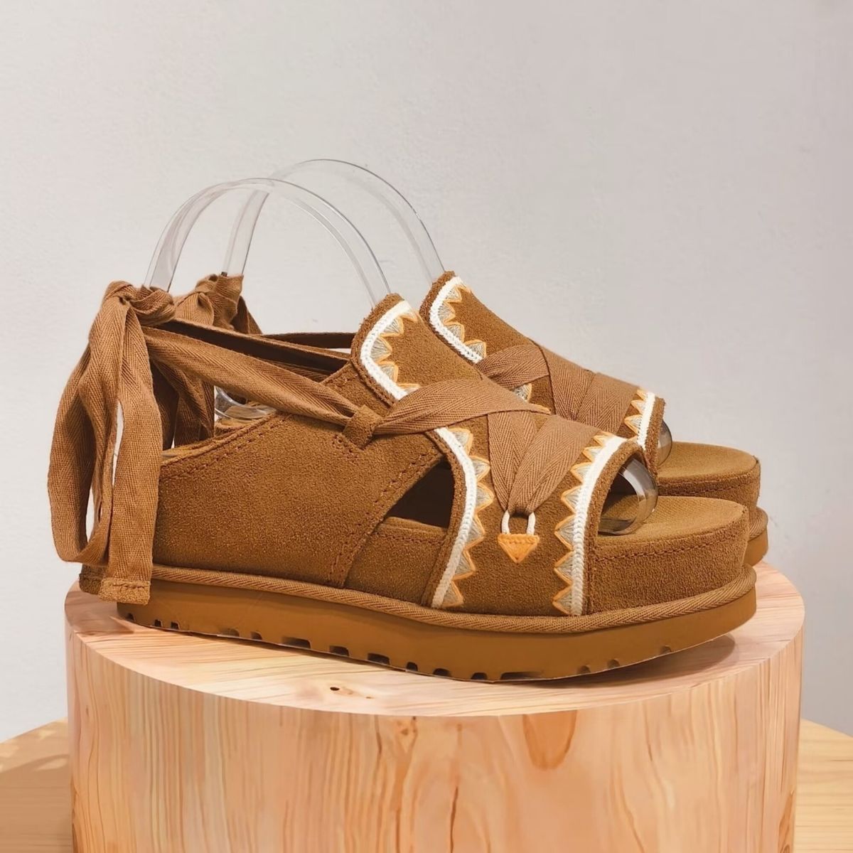 Summer Celebrity Style Bohemian Sandals For Women Cross Strap Retro Embroidery Casual Platform Slippers_vogvips.com