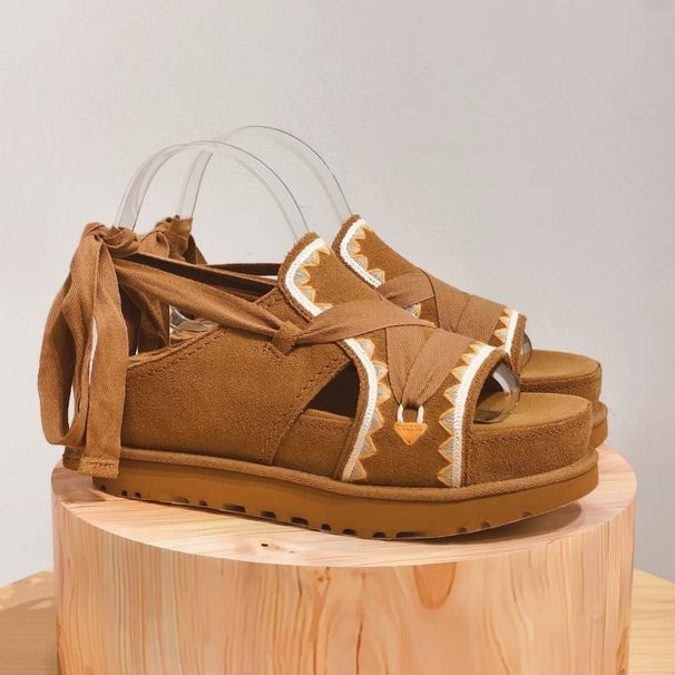 Summer Celebrity Style Bohemian Sandals For Women Cross Strap Retro Embroidery Casual Platform Slippers_vogvips.com