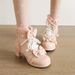 2025 Autumn Winter New Zipper Sweet Martin Women Short Lolita Boots Thick Mid Heel Shoes_vogvips.com