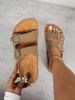 Women's Fashion Slippers Waterproof Non-Slip Thick Sole Wear-Resistant Home Outdoor Slip-On Casual Slippers_vogvips.com