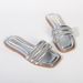 Women's Summer Fashion Sandals Slip-On Beach Shoes Rhinestones Lightweight Comfortable Casual Wear Black/Silver/Gold Sizes 36-42_vogvips.com