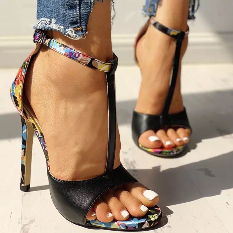 SHLIANG Sandals Straps High Heels Shoes Summer Large Size Open Toe Lace Up High-heeled Comfort Closed Stiletto Casual Shoes For Women Y0318_vogvips.com